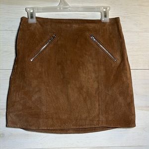 Blank NYC leather skirt